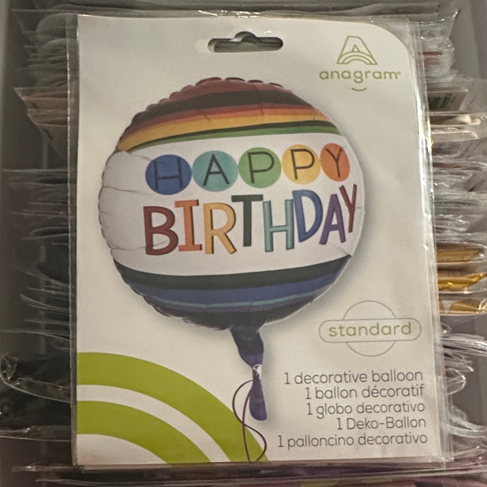 Anagram Happy Birthday Balloon